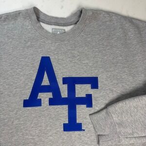 Antigua Air Force Academy Sweatshirt Womens Large Grey AF Graphic